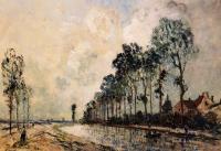 Johan Barthold Jongkind - The Oorcq Canal Aisne